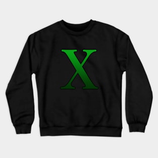 Green Roman Numeral 10 X Crewneck Sweatshirt